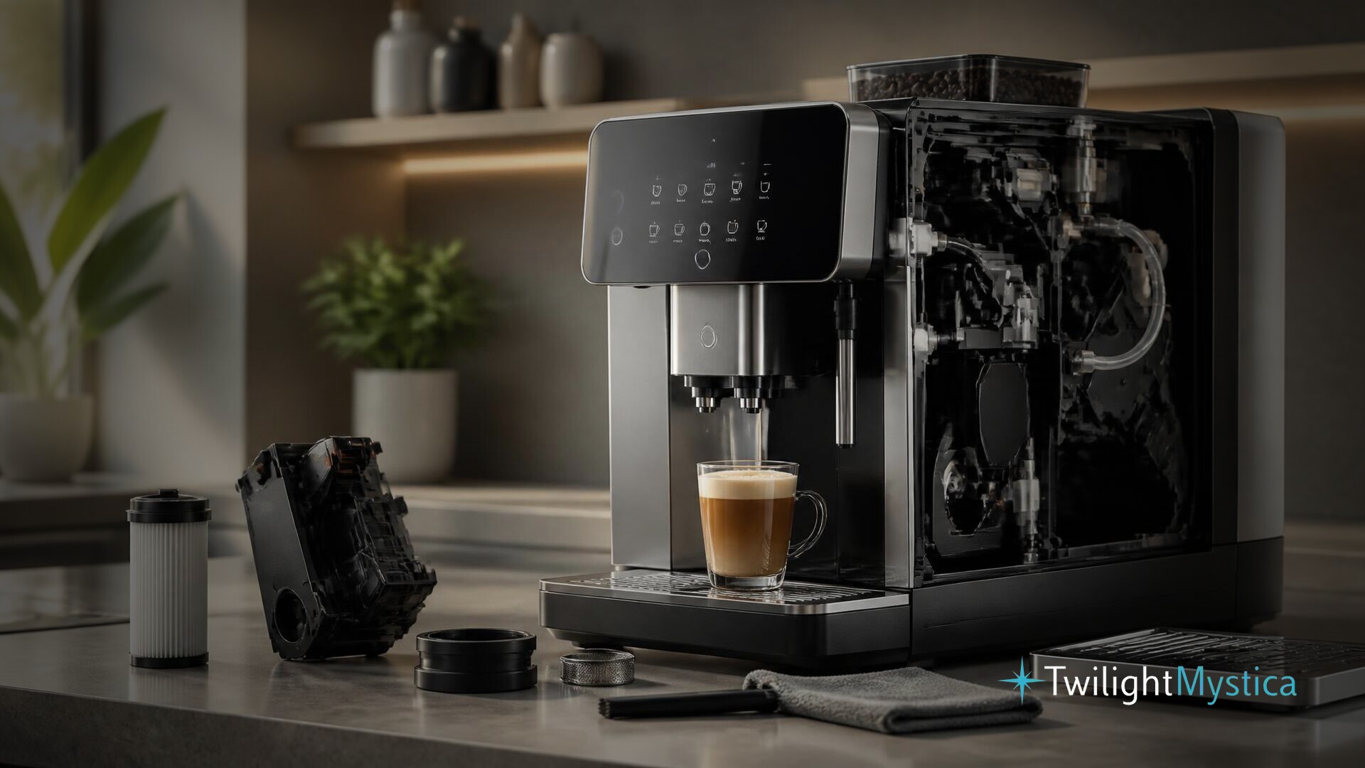 smart coffee machine maintenance